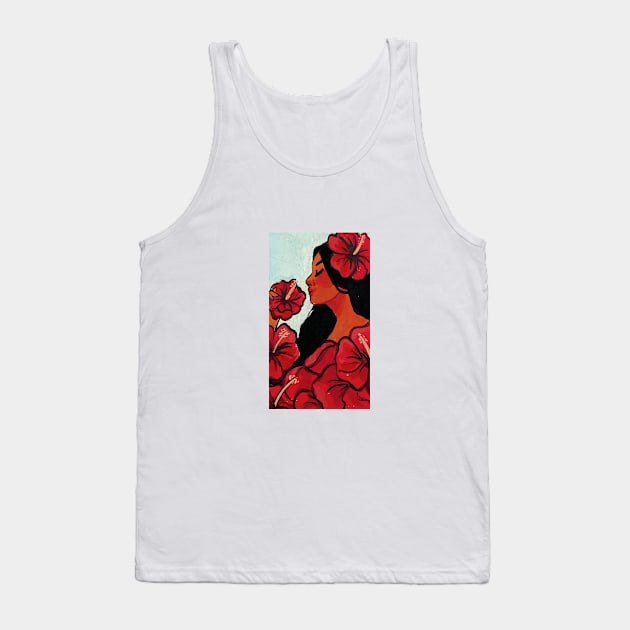 Flor de Maga Tank Top by rebecaalvarezz